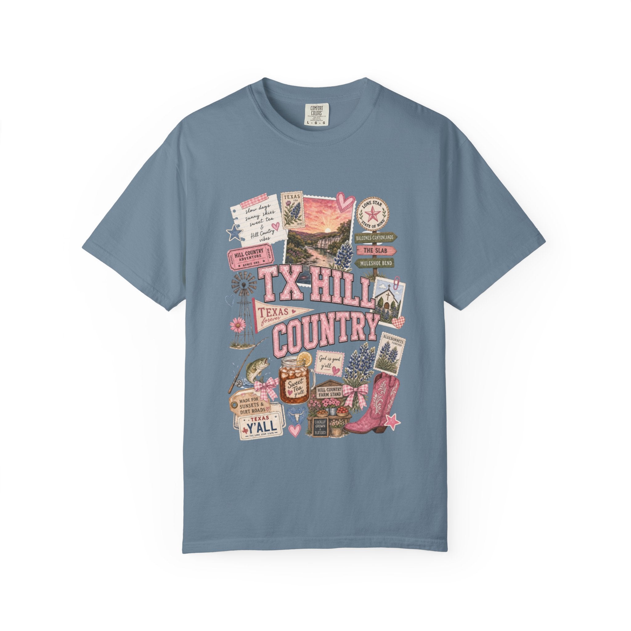 TX Hill Country Scrapbook Tee