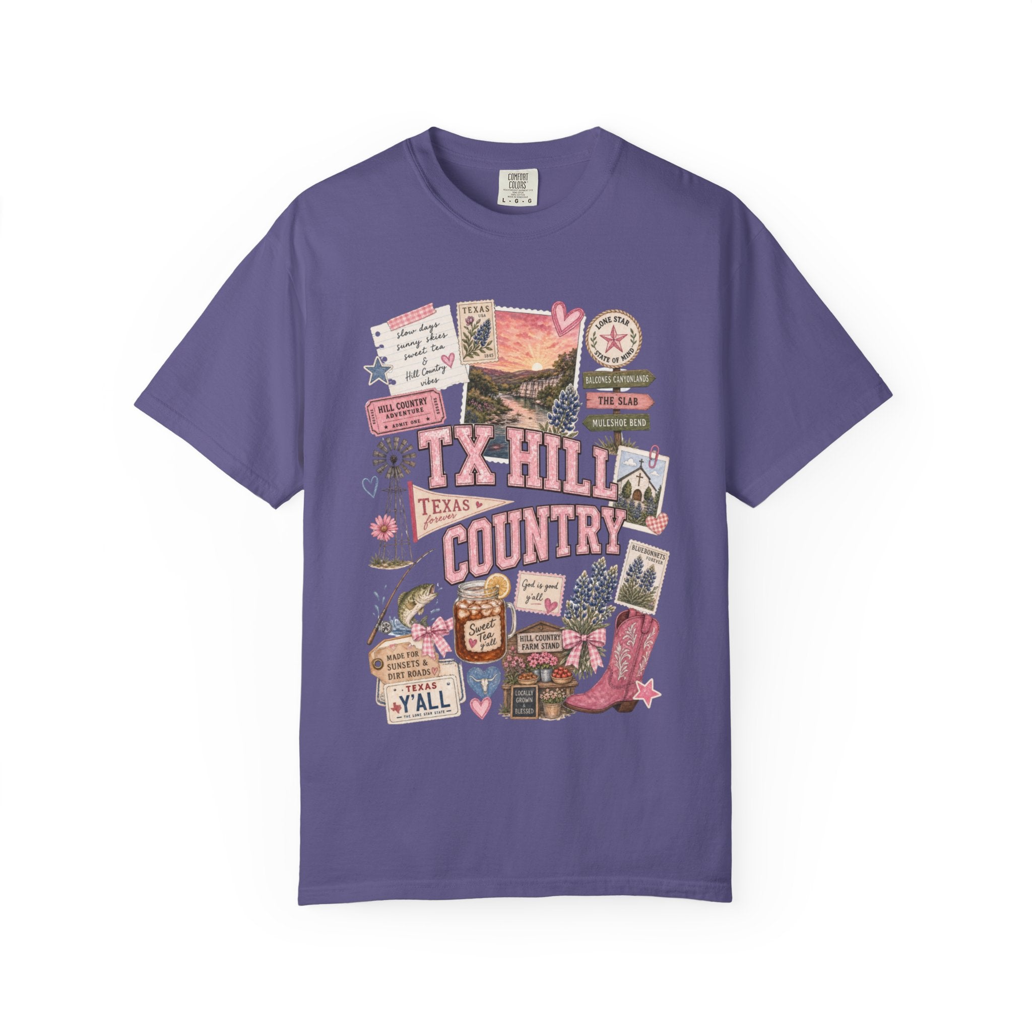 TX Hill Country Scrapbook Tee