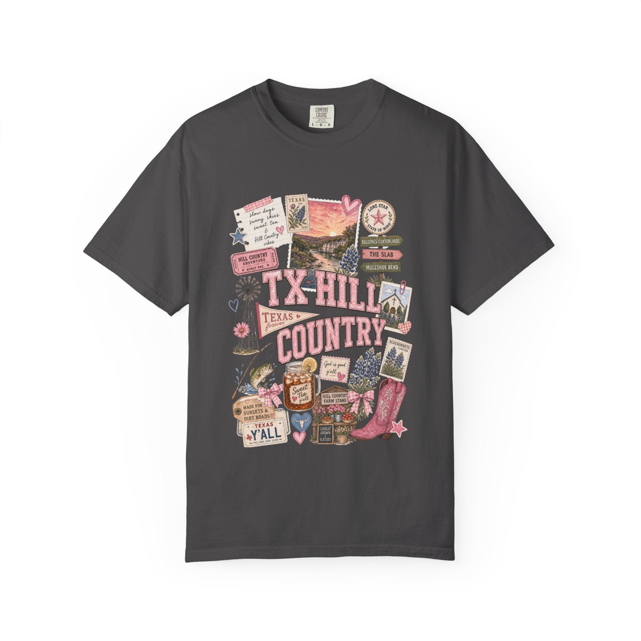 TX Hill Country Scrapbook Tee