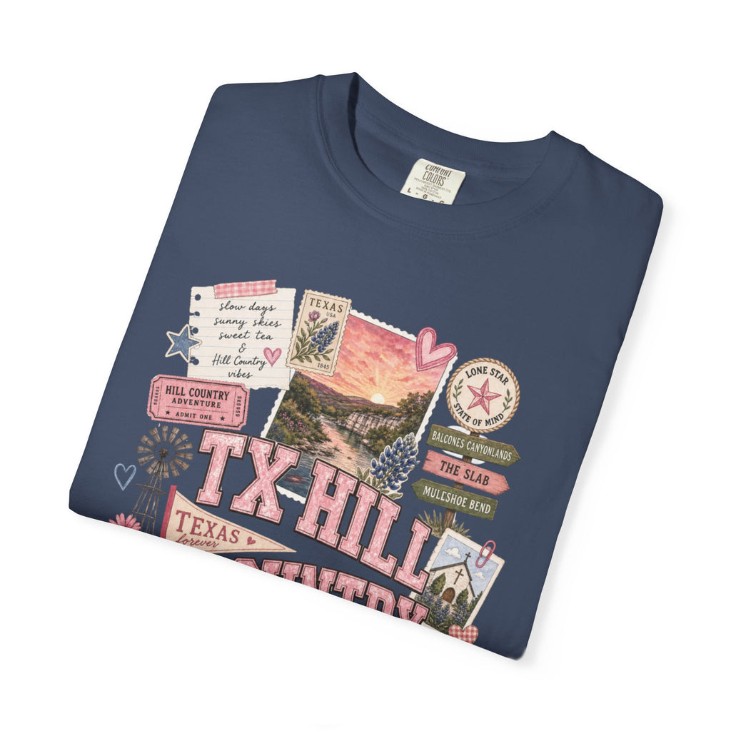 TX Hill Country Scrapbook Tee