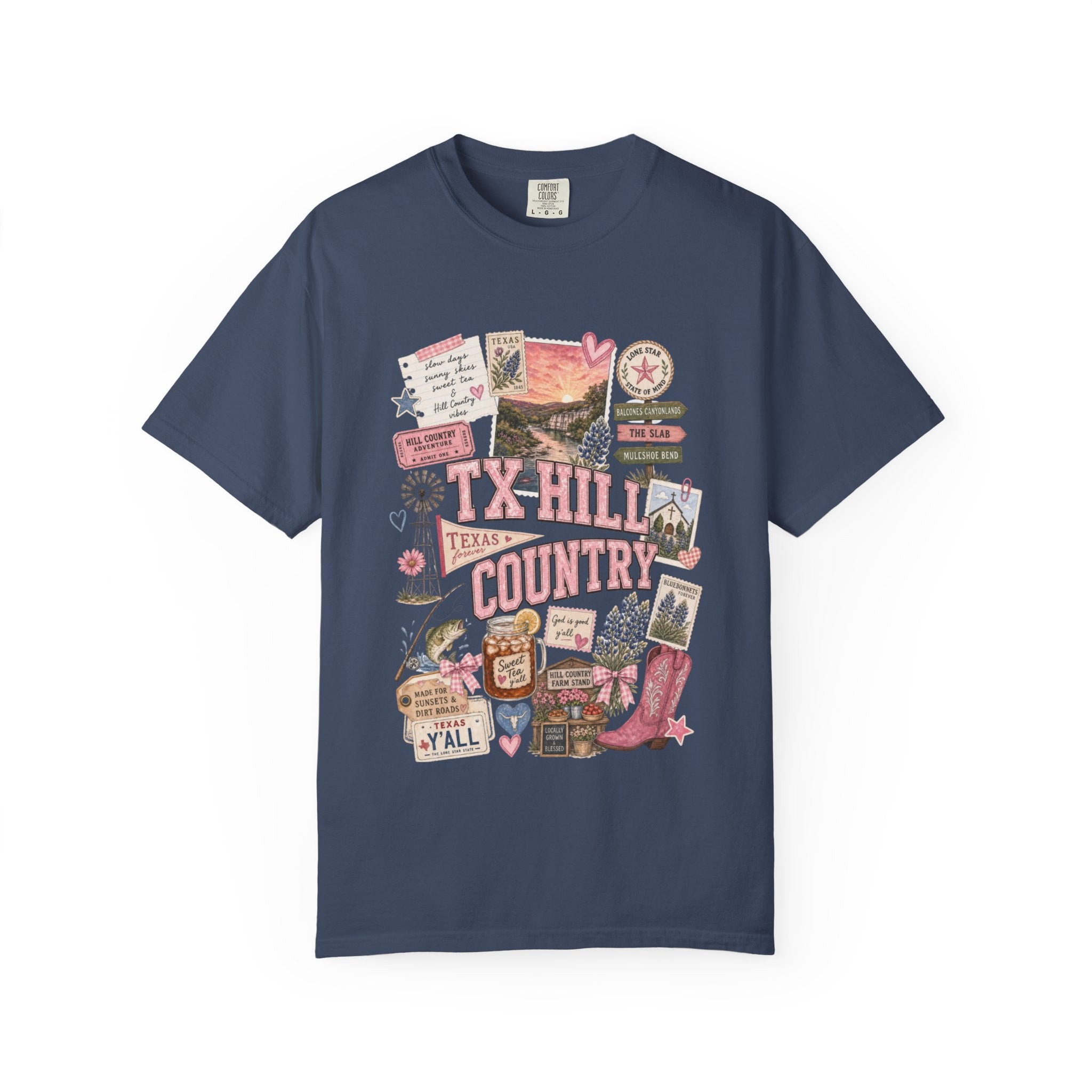 TX Hill Country Scrapbook Tee