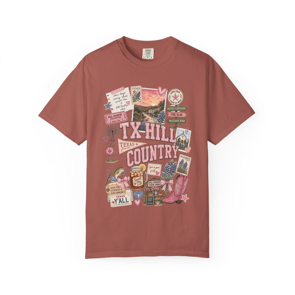 TX Hill Country Scrapbook Tee