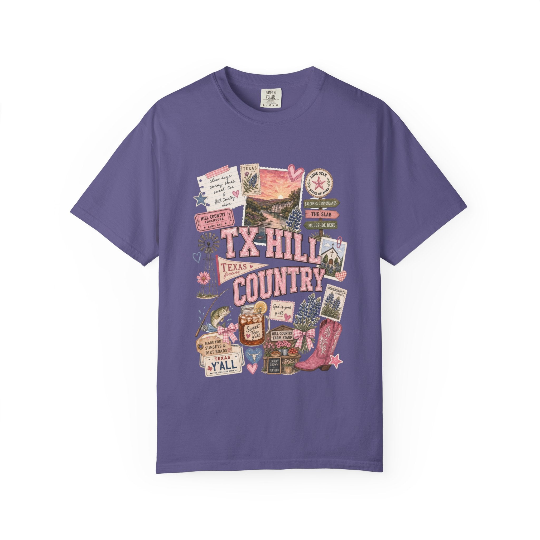 TX Hill Country Scrapbook Tee