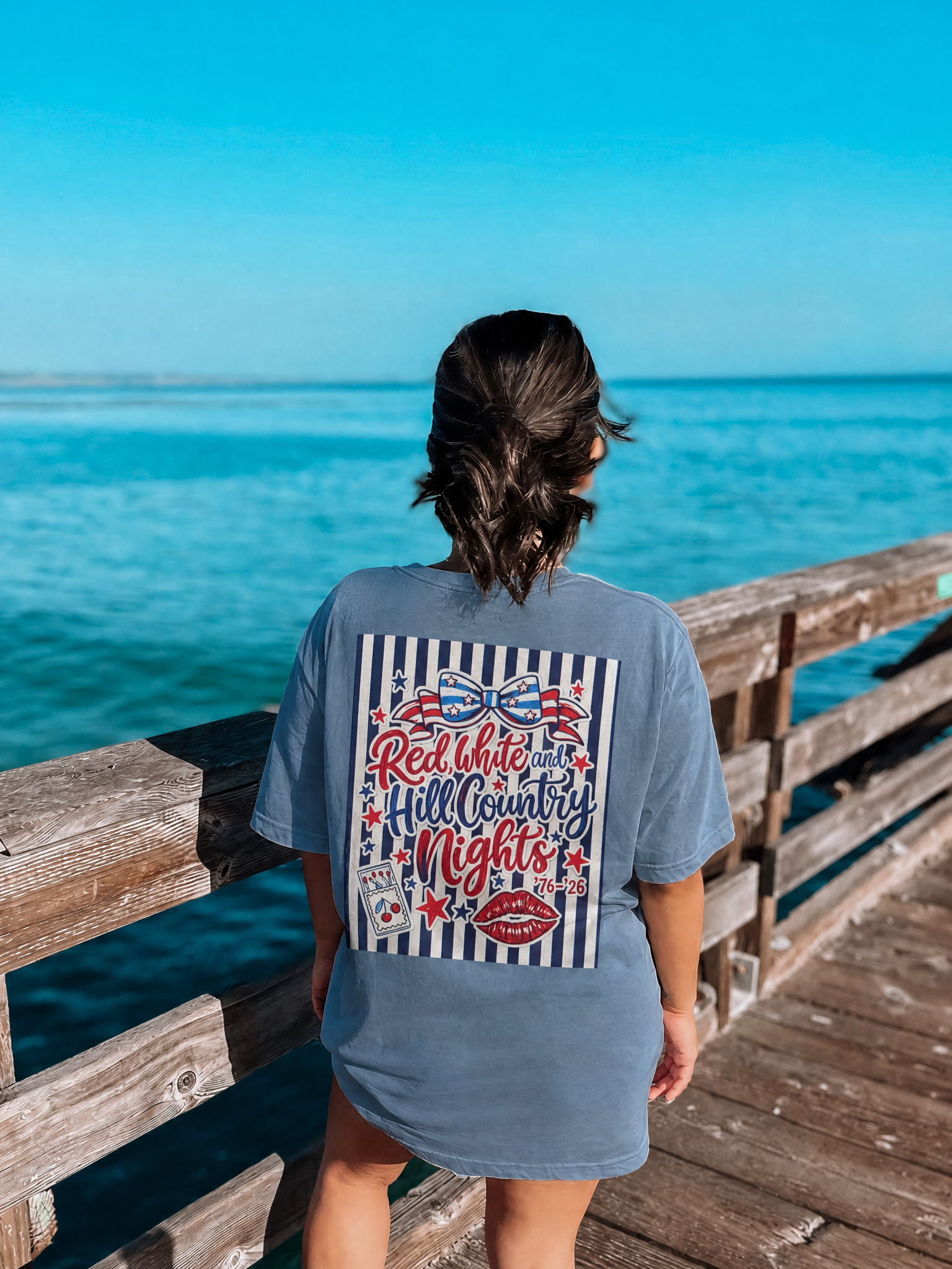 Red, White & Hill Country Nights Tee