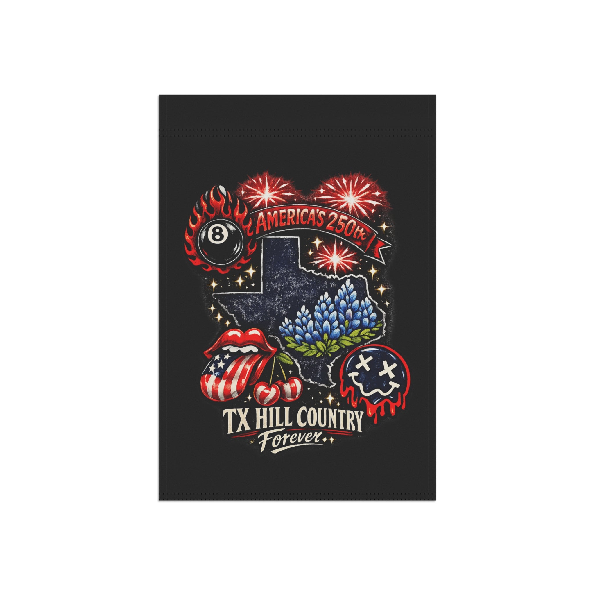 America's 250: TX Hill Country Forever Garden Flag