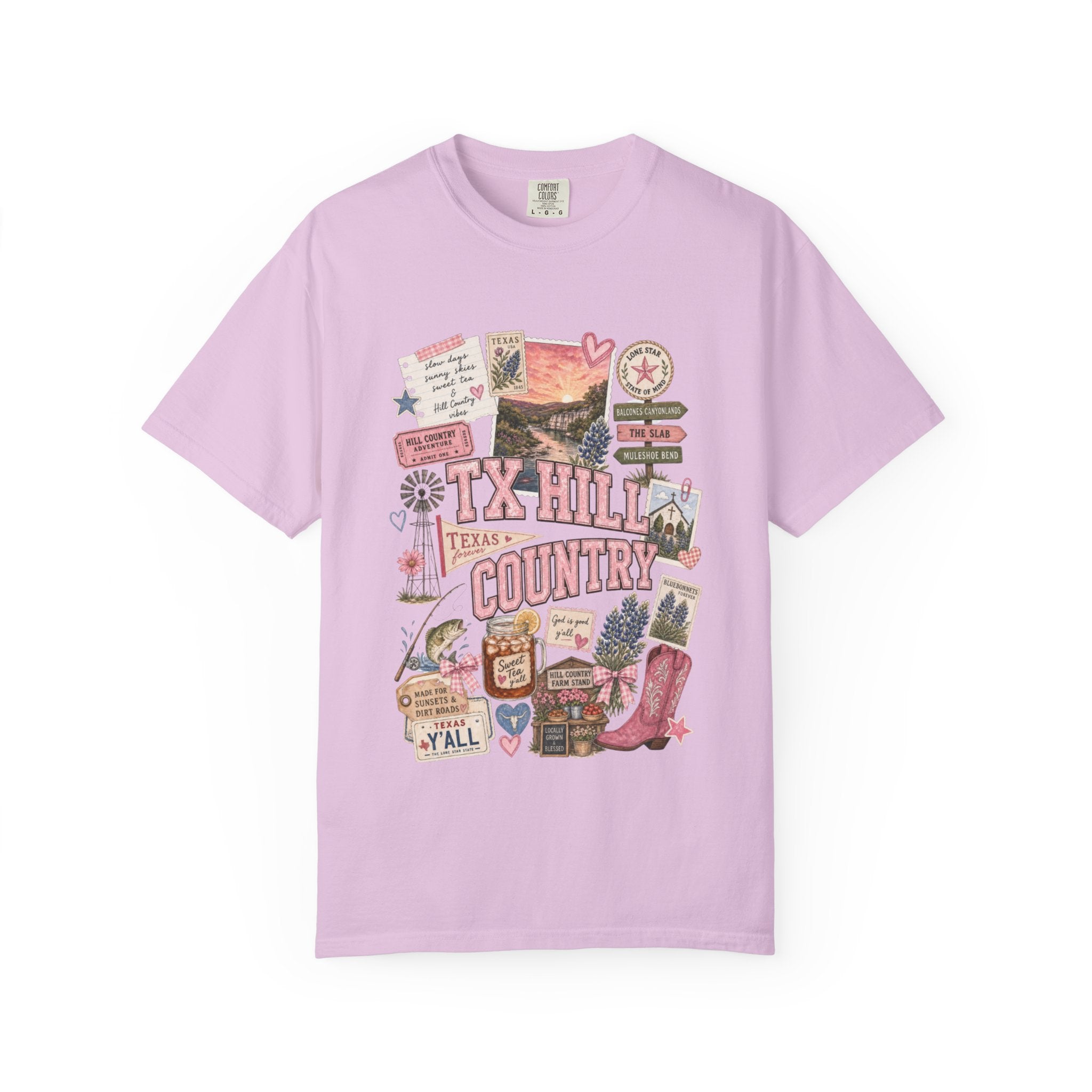 TX Hill Country Scrapbook Tee