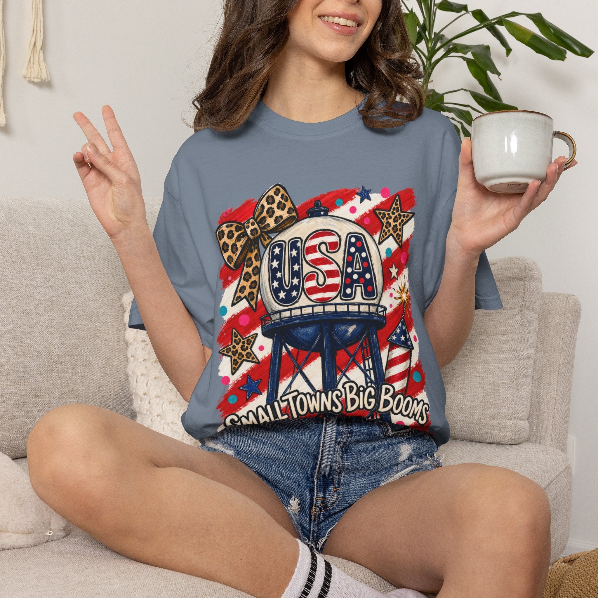 Small Towns Big Booms Tee