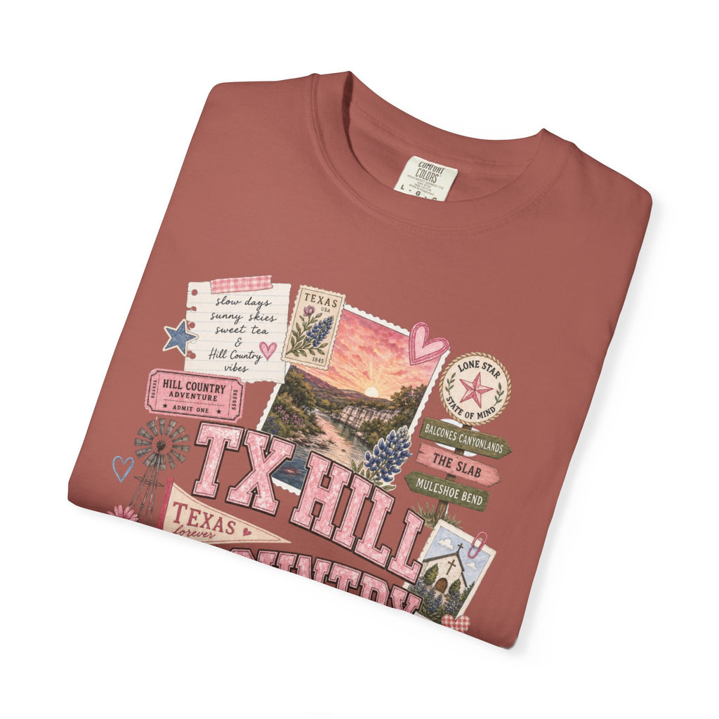 TX Hill Country Scrapbook Tee