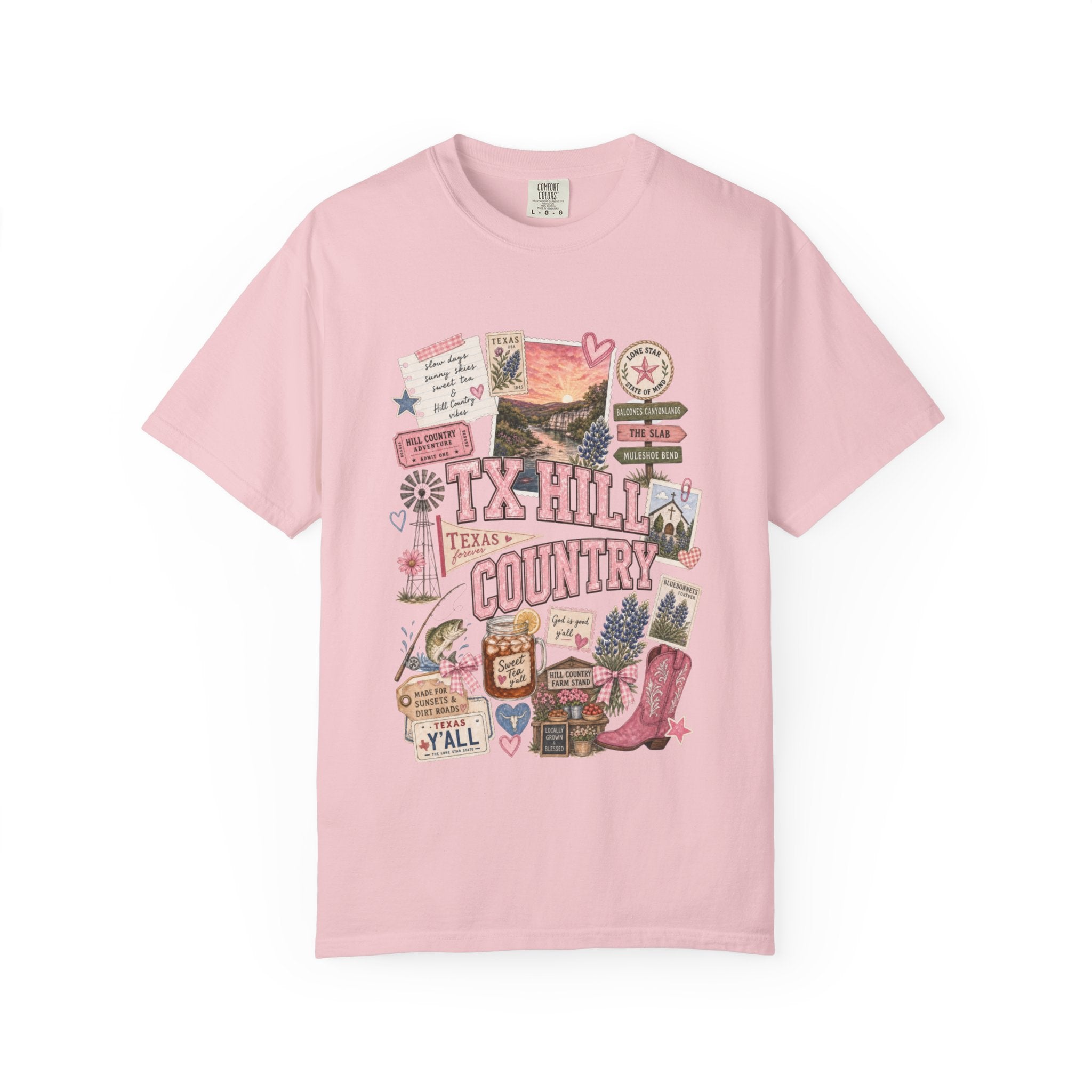 TX Hill Country Scrapbook Tee