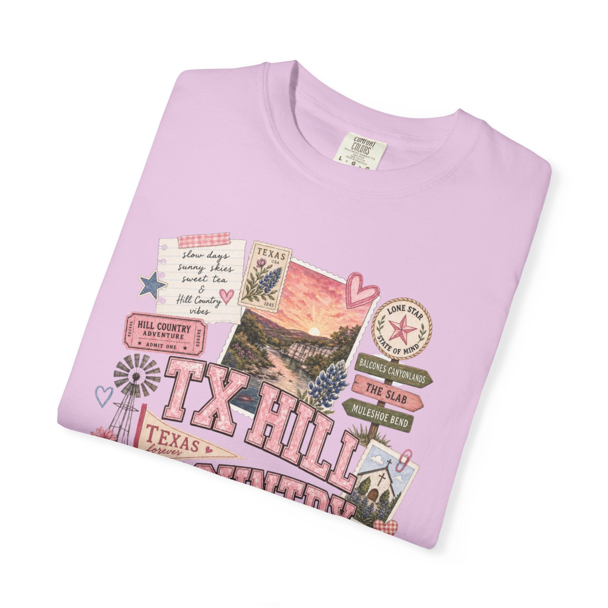 TX Hill Country Scrapbook Tee