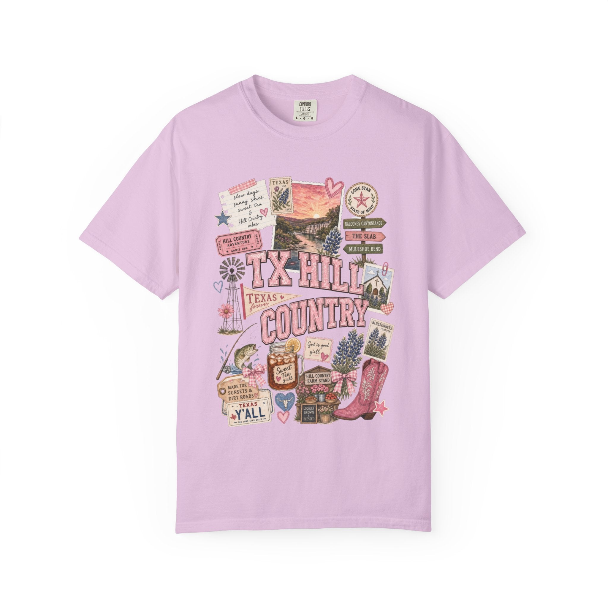 TX Hill Country Scrapbook Tee