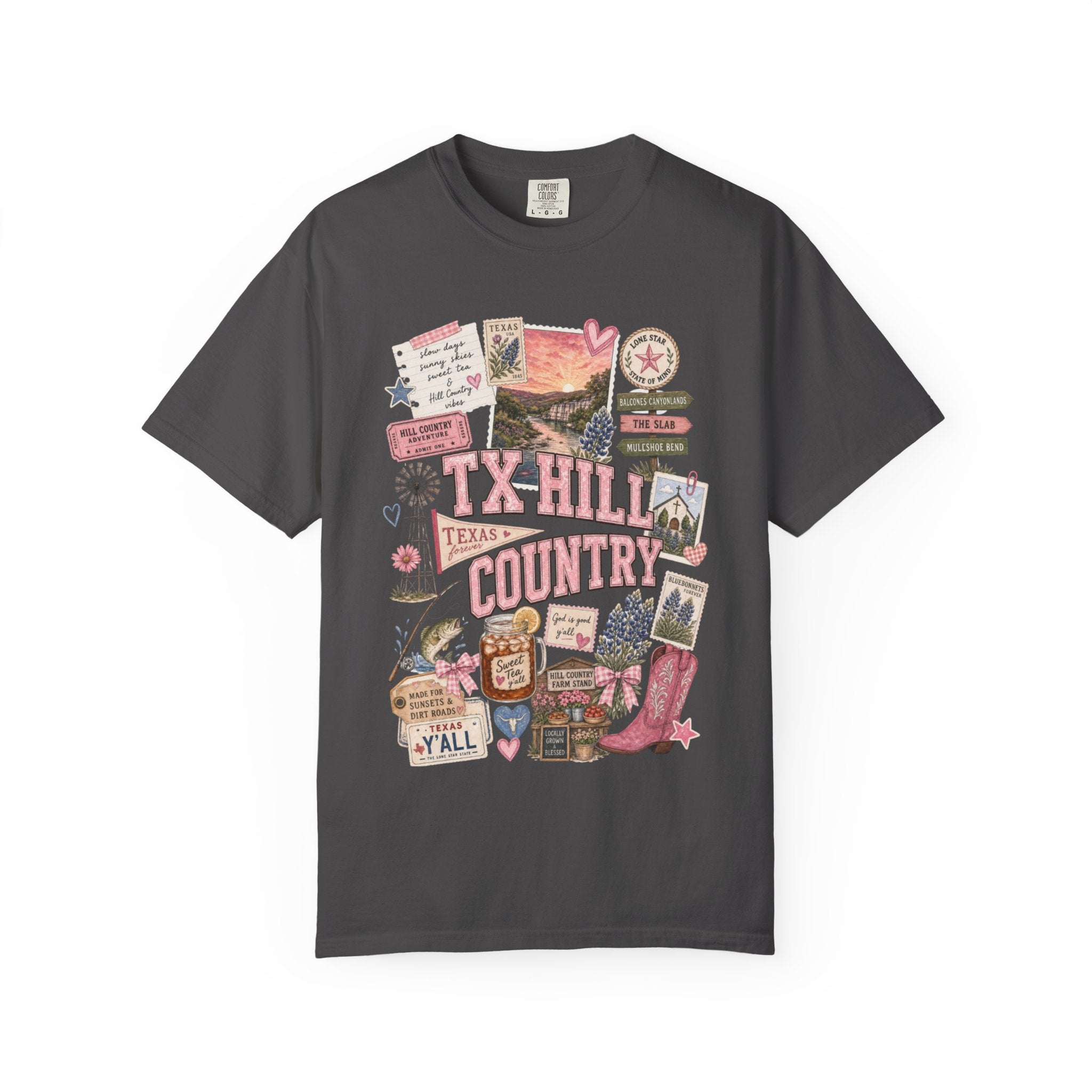 TX Hill Country Scrapbook Tee
