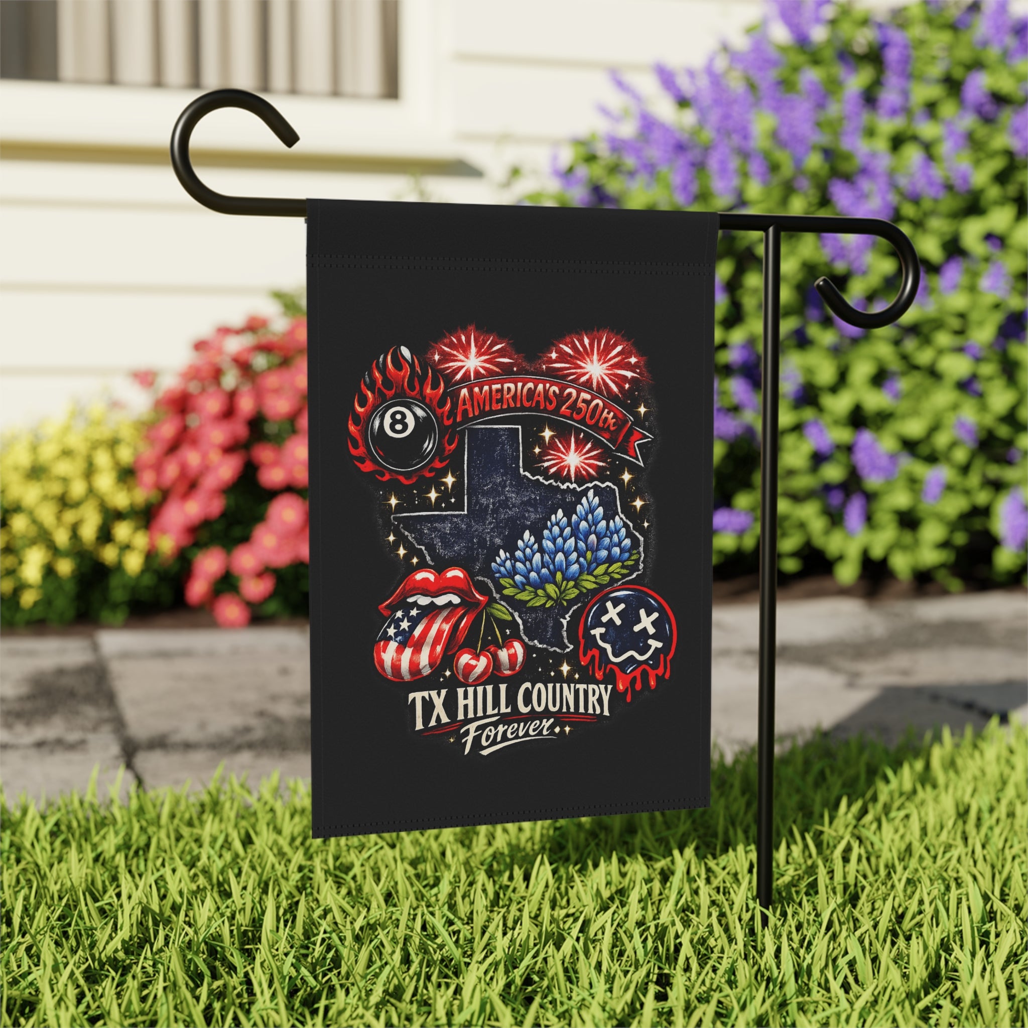 America's 250: TX Hill Country Forever Garden Flag