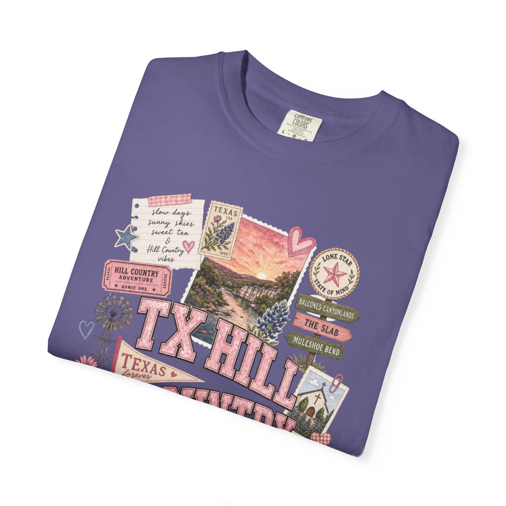 TX Hill Country Scrapbook Tee