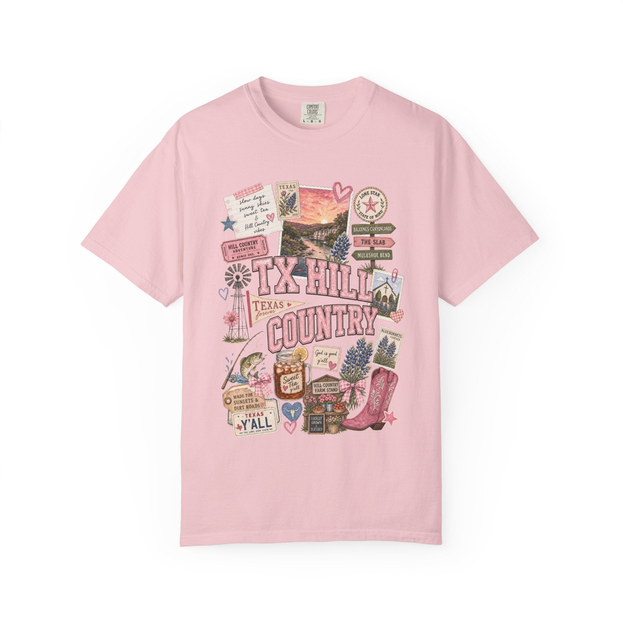 TX Hill Country Scrapbook Tee